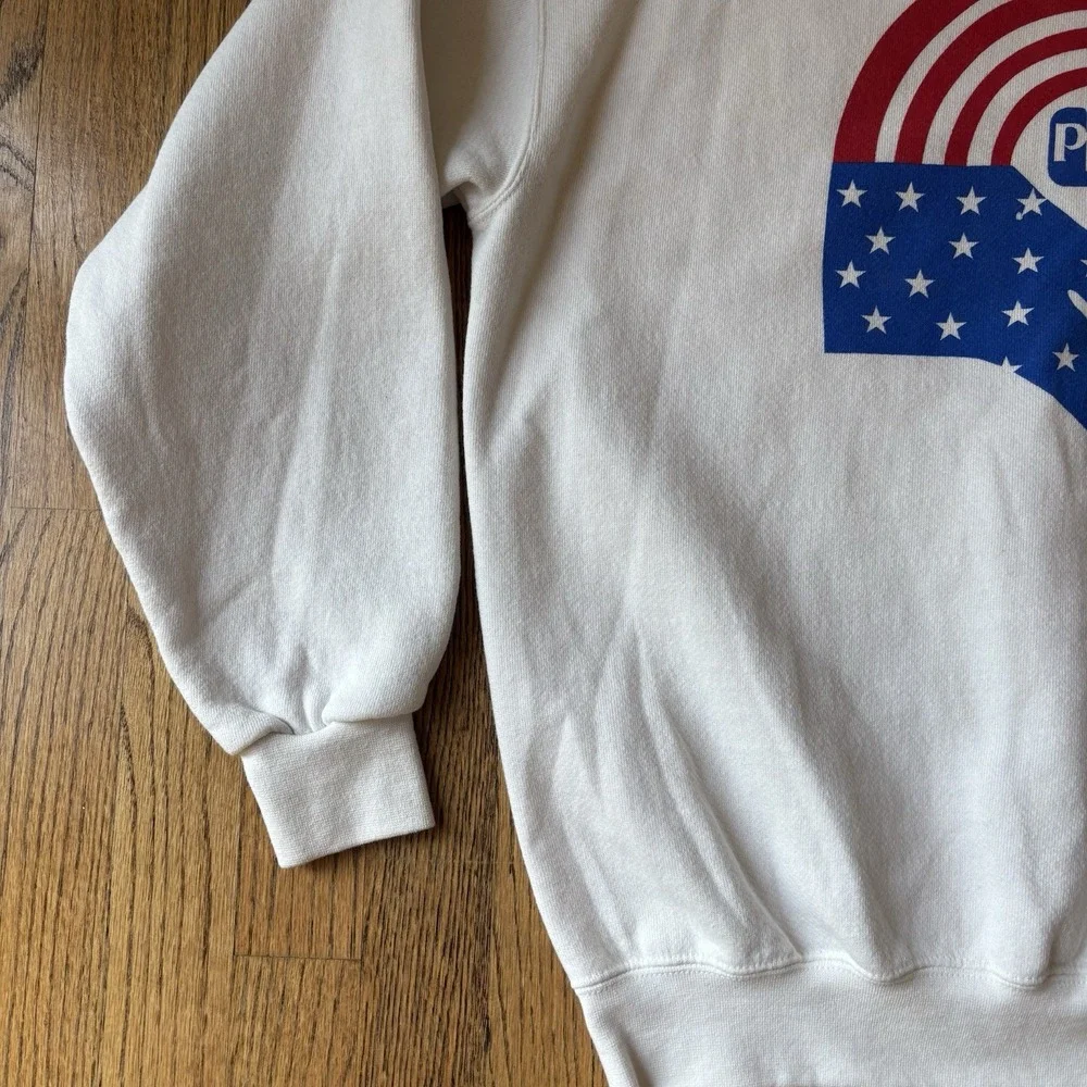 Lee vintage Sweatshirt pPG Americana‎ Sz Large Unisex Cotton Blend - Picture 3 of 11